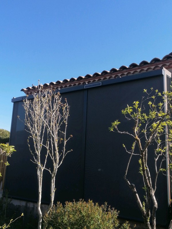 Store vertical solaire toile sunworker