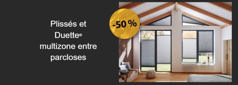 Remises sur les stores plissés et Duette pour le Black Friday sur Nîmes proche de Calvisson